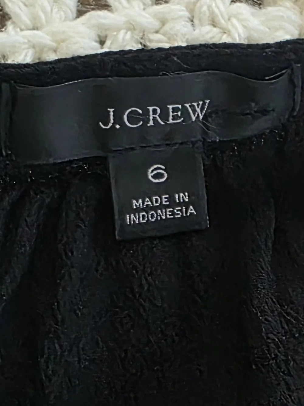 J. Crew Black Long-Sleeve Wide-Leg Jumpsuit